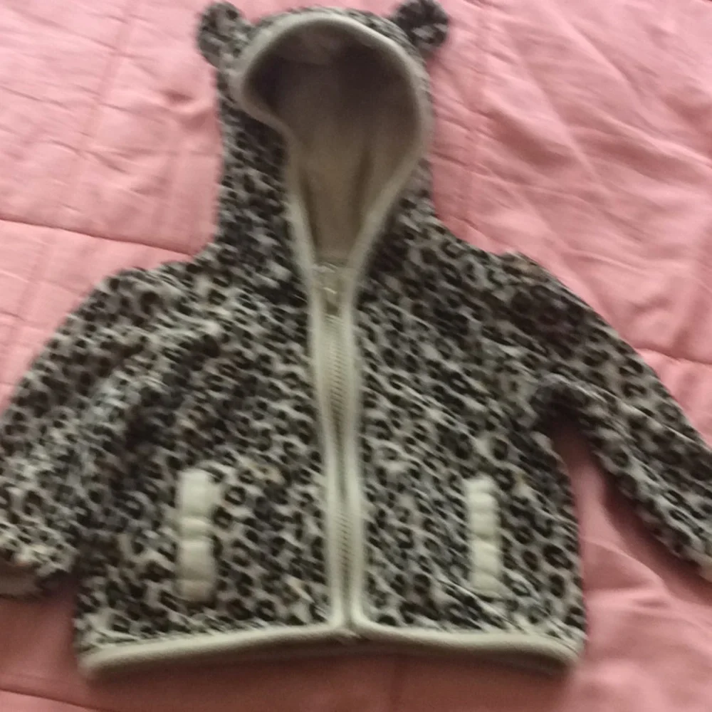 Warm Cherokee infant leopard jacket